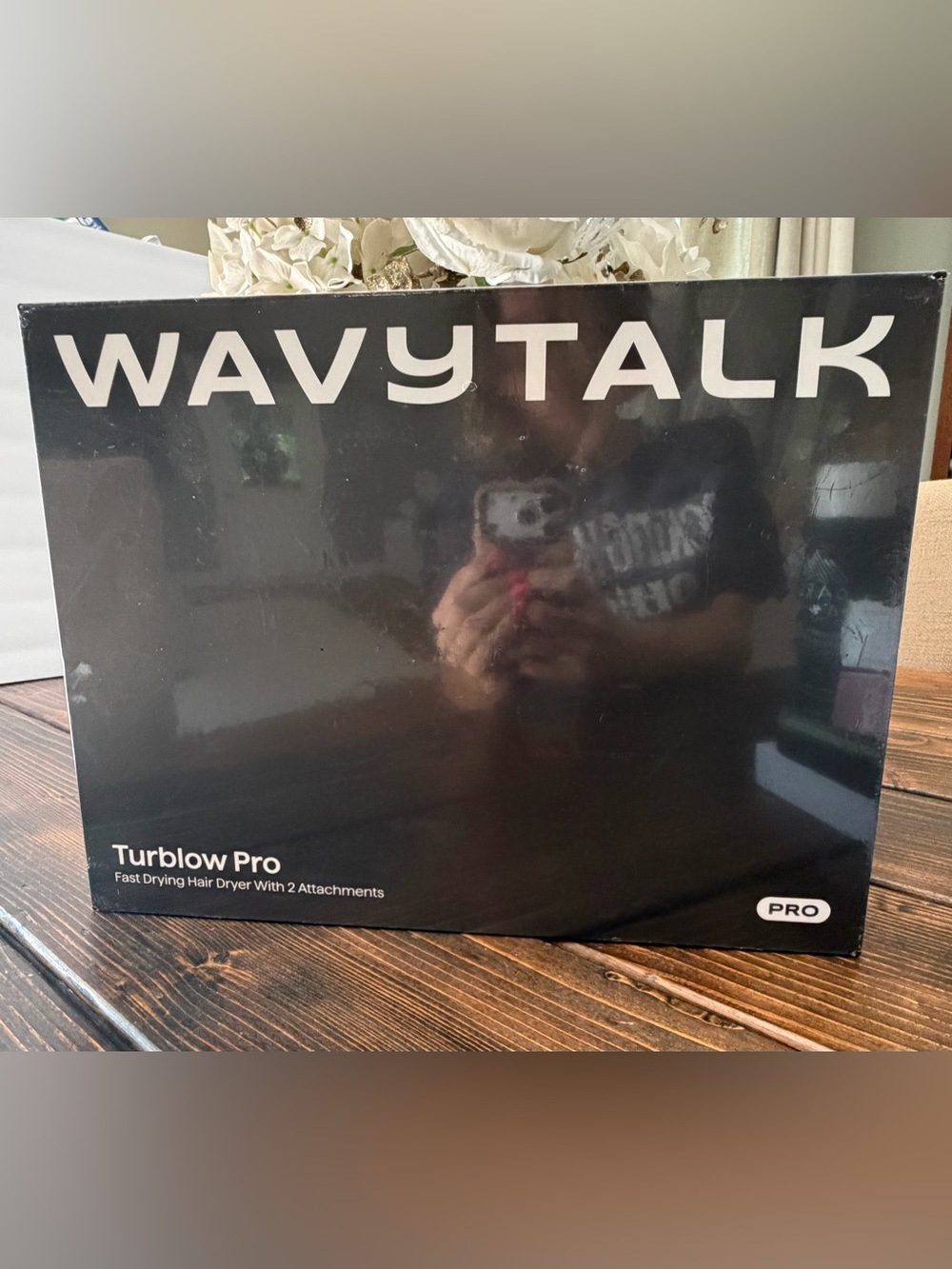Wavytalk Grey Turblow Pro fast dryer Hair Dryer with 2 attachments NEW & SEALED